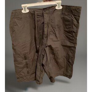 Old Navy Grey Cargo Shorts Mesh Pockets Large